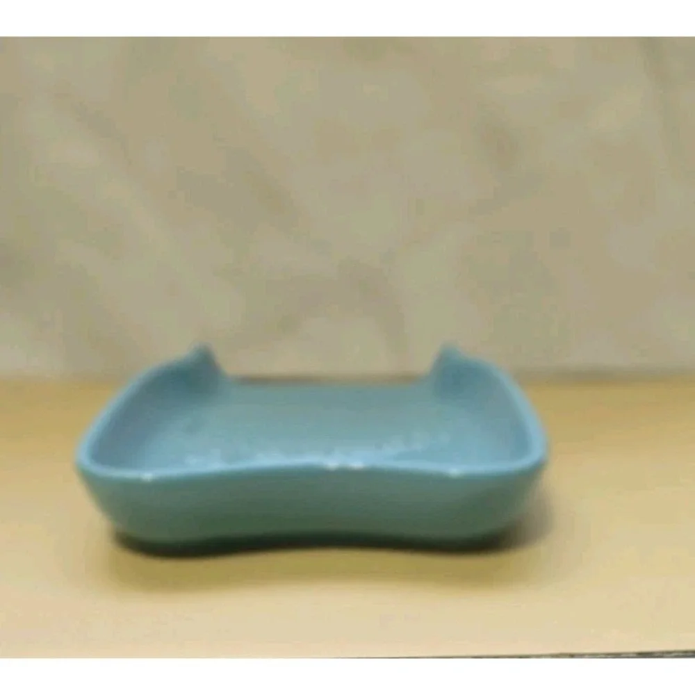 New Home Essentials Authentic Mason Ceramic Spoon Rest Aqua Blue